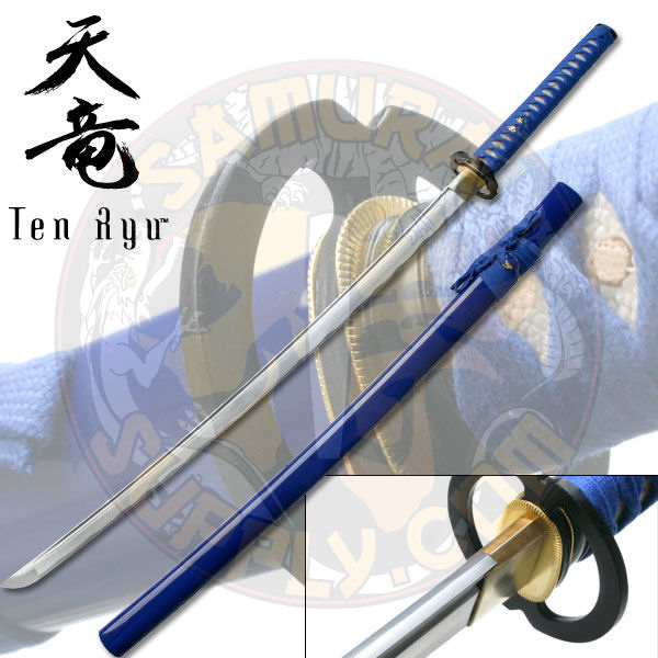 TR-001BL - Ten Ryu Blue Musashi Katana